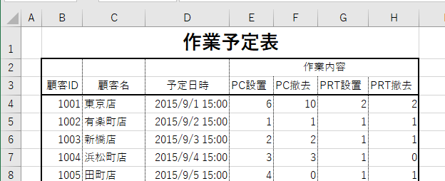 作業予定表(修正)